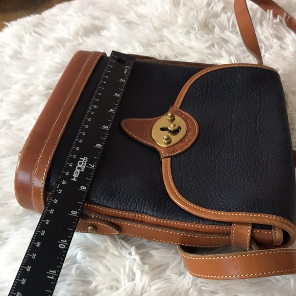 - Dooney & Bourke Cavalry Spectator Leather Crossbody Leather Bag - Picture 6 of 13